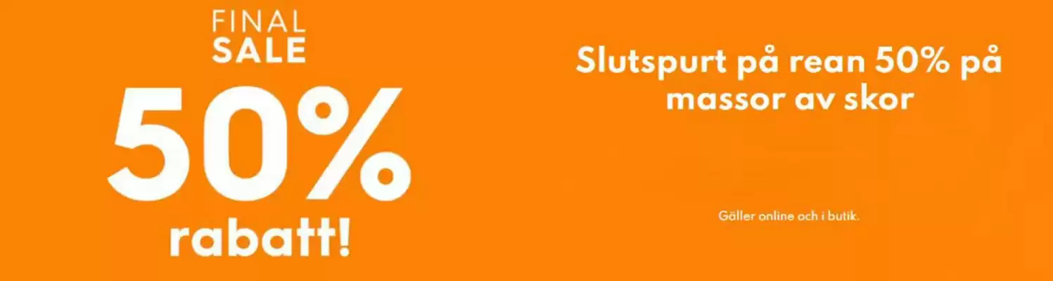 Din sko reklamblad (giltig till och med 22-08)