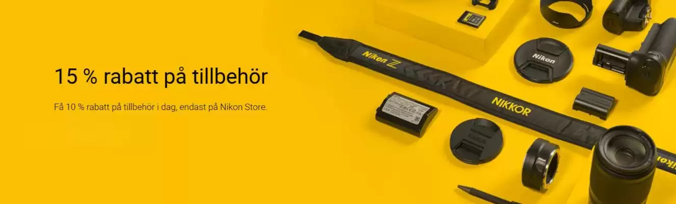 Nikon reklamblad (giltig till och med 22-08)