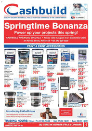 Cashbuild catalogue Page 1