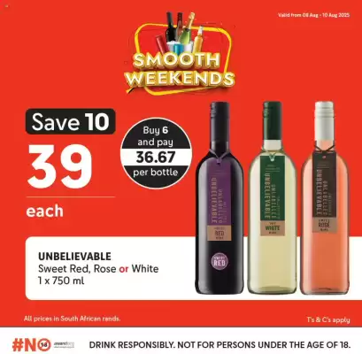 Makro’s liquor catalogue (valid until 10-08)
