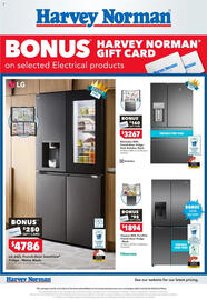 Harvey Norman catalogue Page 1