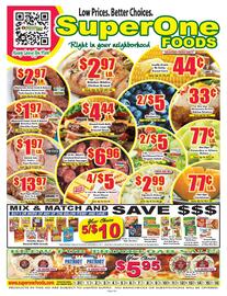 Super One Foods Weekly Ad Page 1