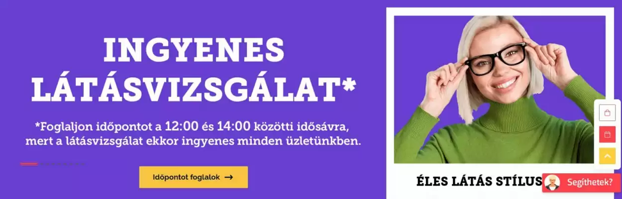 Vision Express akciós újság (érvényes eddig: 18-08)