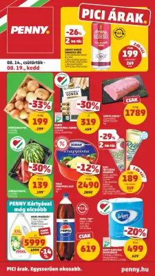 PENNY akciós újság (érvényes eddig: 19-08)