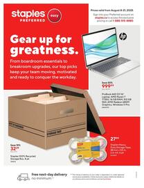 Staples flyer week 32 Page 1