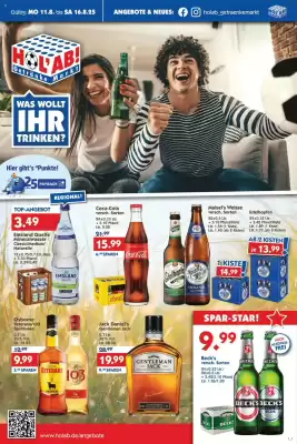 Hol'ab Getränkemarkt Prospekt (gültig bis 16-08)