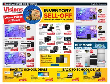 Visions Electronics flyer week 32 Page 1