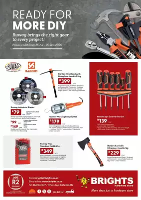 Brights Hardware catalogue (valid until 25-09)