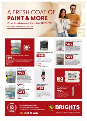 Brights Hardware catalogue (valid until 30-09)