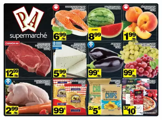 Supermarché PA flyer