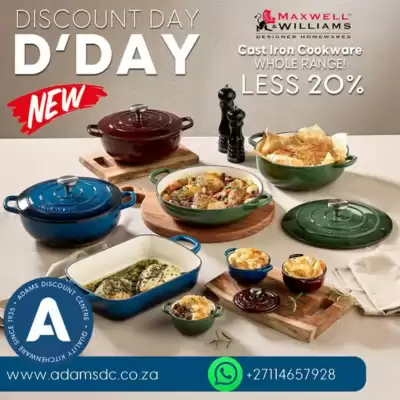 Adams Discount Centre catalogue (valid until 14-08)