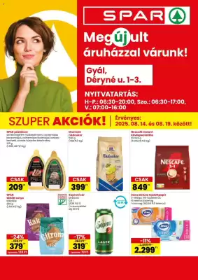 Spar akciós újság (érvényes eddig: 19-08)