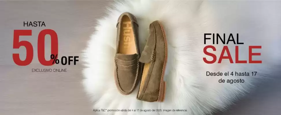 Catálogo Hush Puppies (válido hasta 17-08)