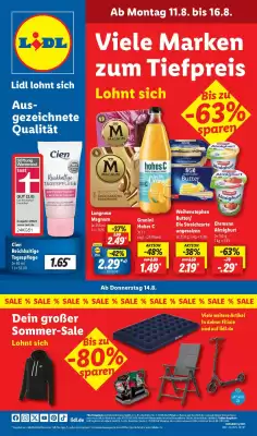 Lidl Prospekt (gültig bis 16-08)