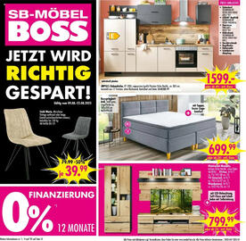 Möbel Boss Prospekt Seite 1