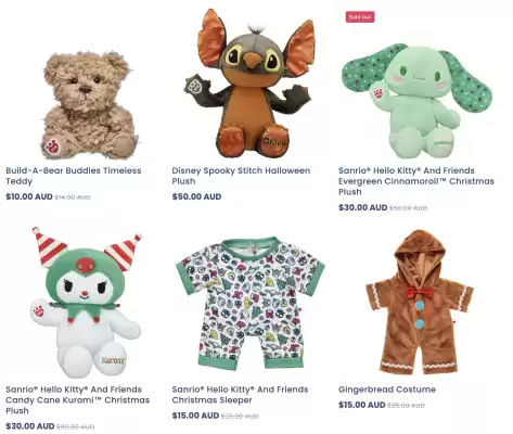 Build-A-Bear catalogue (valid until 15-08)