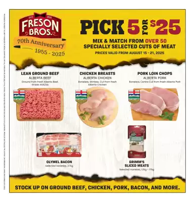 Freson Bros flyer (valid until 21-08)