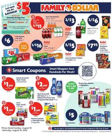 Family Dollar Weekly Ad week 33 Page 1