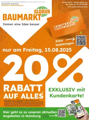 Globus Baumarkt Prospekt (gültig bis 16-08)