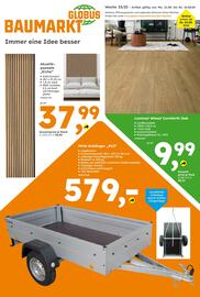 Globus Baumarkt Prospekt woche 33 Seite 1