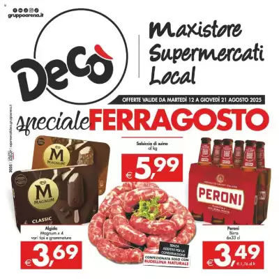 Volantino Deco Supermercati (valido fino al 21-08)