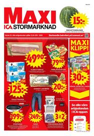 ICA Maxi reklamblad vecka 33 Sida 1