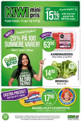 Kiwi Kundeavis (gyldig til 17-08)