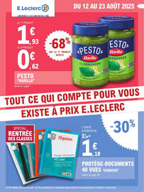 E.Leclerc folder Pagina 1