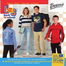 Boscov's Weekly Ad Page 1