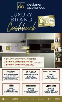 Designer Appliances catalogue (valid until 24-08)