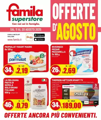 Volantino Famila Superstore (valido fino al 20-08)