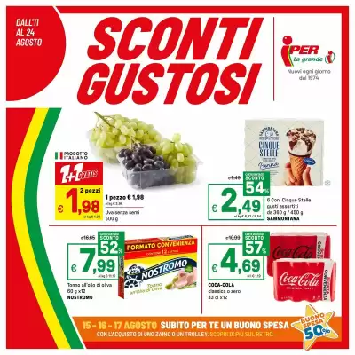 Volantino Iper La Grande (valido fino al 24-08)