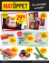 Matöppet reklamblad vecka 34 Sida 1