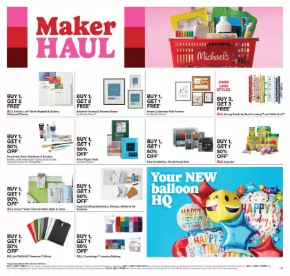 Michaels Weekly Ad (valid until 16-08)