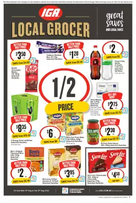 IGA catalogue (valid until 19-08)