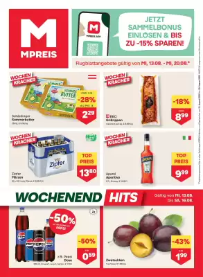 MPreis Flugblatt (gültig bis 20-08)