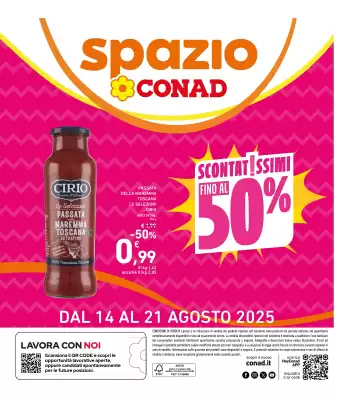 Volantino Spazio Conad (valido fino al 21-08)