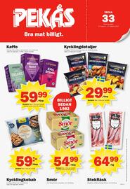 Pekås reklamblad vecka 33 Sida 1