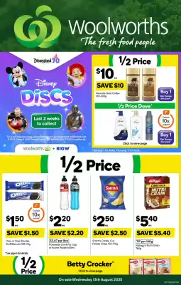Woolworths catalogue (valid until 19-08)