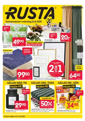 Rusta reklamblad (giltig till och med 16-08)