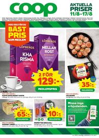 Coop reklamblad vecka 33 Sida 1