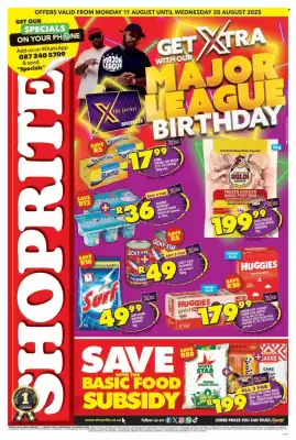 Shoprite catalogue (valid until 20-08)
