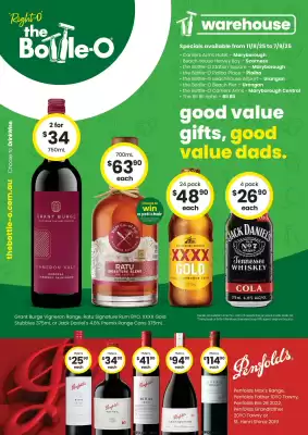 The Bottle O catalogue (valid until 7-09)