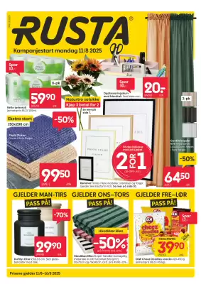 Rusta Kundeavis (gyldig til 16-08)