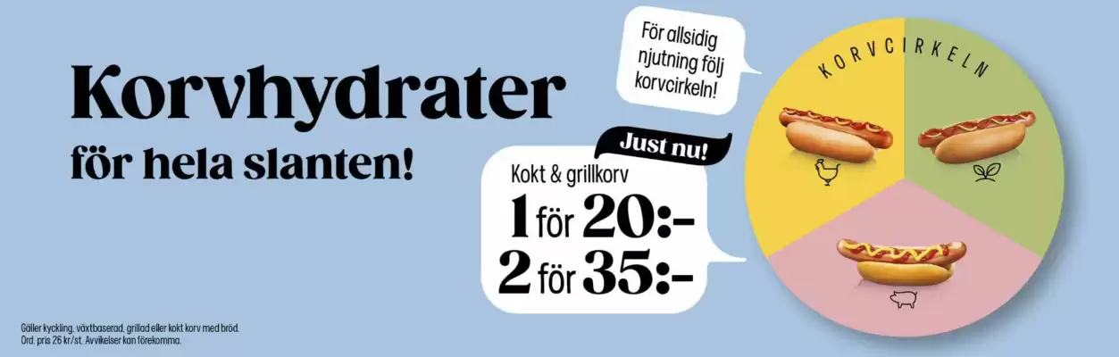 Pressbyrån reklamblad (giltig till och med 22-08)