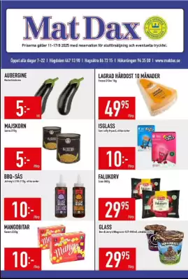Matdax reklamblad