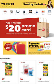 Staples Weekly Ad week 33 Page 1
