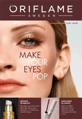 Oriflame leaflet (valid until 1-10)