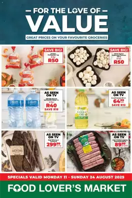 Food Lover's Market catalogue (valid until 24-08)