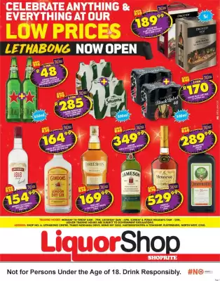 Shoprite Liquor catalogue (valid until 24-08)